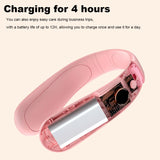 8000mAh Electric Neck Heater USB Charging Digital Hand Warmer 4 Heat Levels Ergonomics for Winter Home Office Outdoor Camping