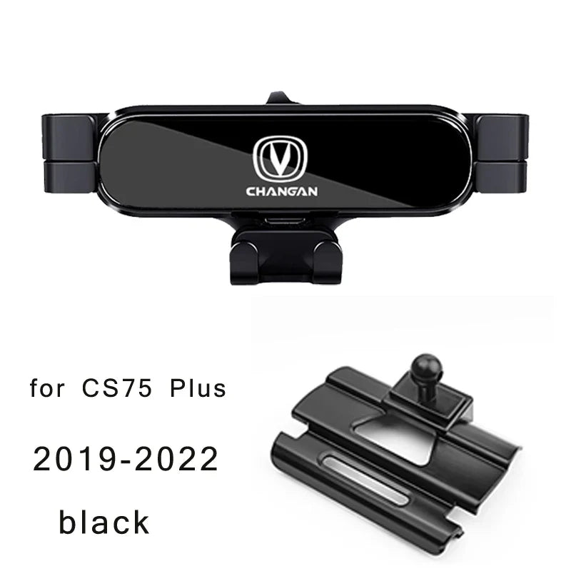 Car Phone Holder For Changan CS35 CS75 Plus 2022 2021 2019 Car Styling Bracket GPS Stand Rotatable Support Mobile Accessories