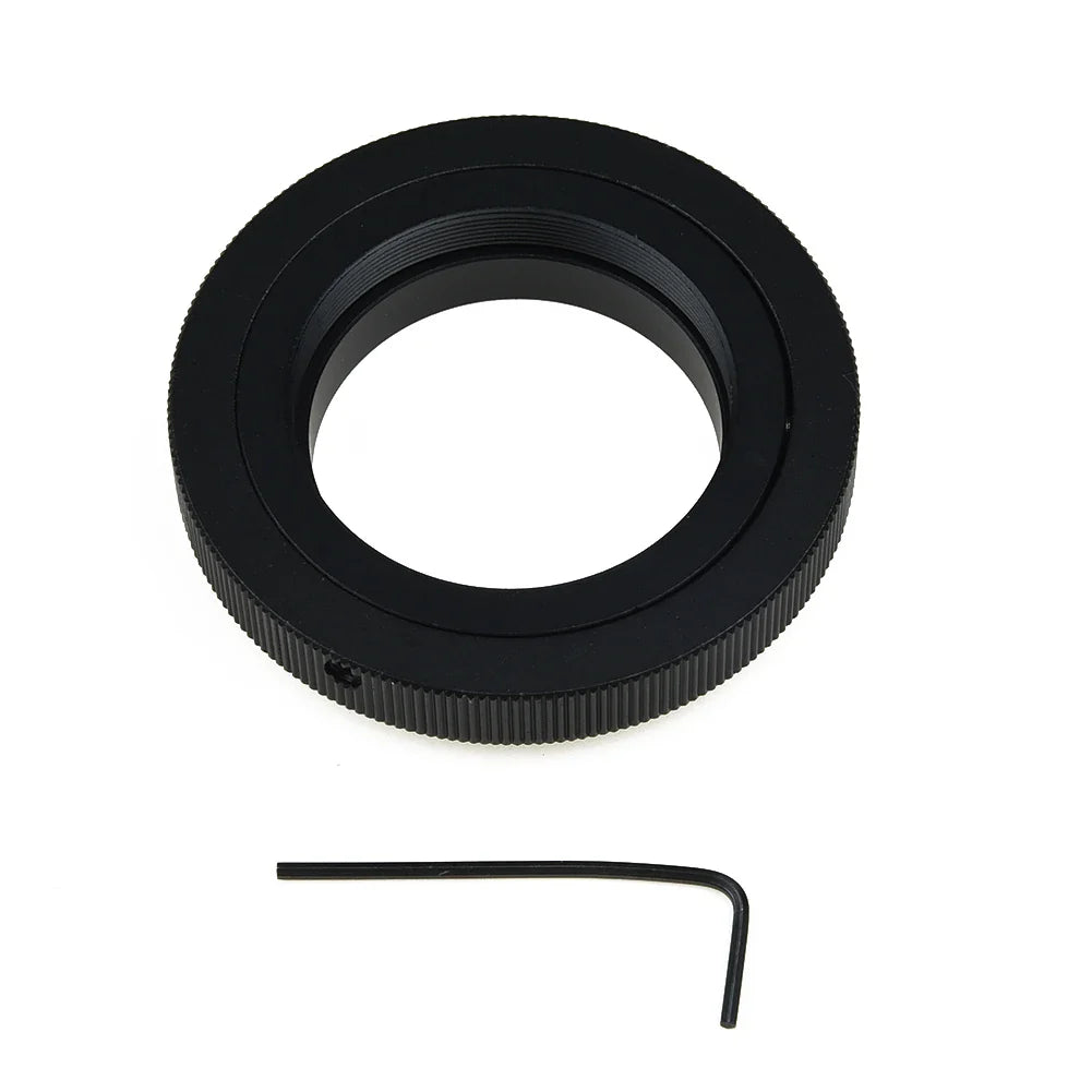 Accessory Lens Adapter Replacement Thread T2-m42 Ring Camera Metal Tool Parts Telescopes Microscopes 1pcs Black