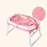 Baby Adjustable Infant Cross Shaped Slippery Bath Net Antis Kid Bathtub Shower Cradle Bed Seat Net And Ring cloth Home Mat Seat