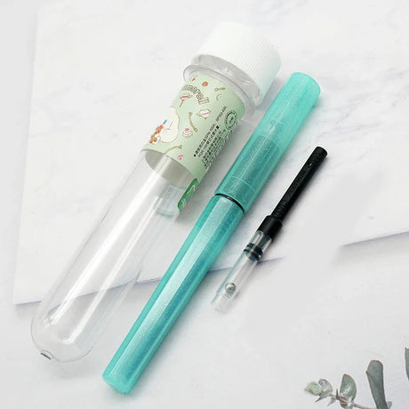 Japanese Plantinum small meteor pen student lovely girl makaron color writing practice pen pq-200