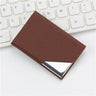 1/2PCS Creative Wallet Waterproof Stainless Steel Metal Box Silver Aluminium Business Id Credit Card Holder Pocket Case Cover