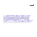 104 Keys Keycaps ABS Silicone Backlights Cap Set for 21/61/87/104/108 Keys Mechanical Keyboard Replacement Keycap Dropshipping