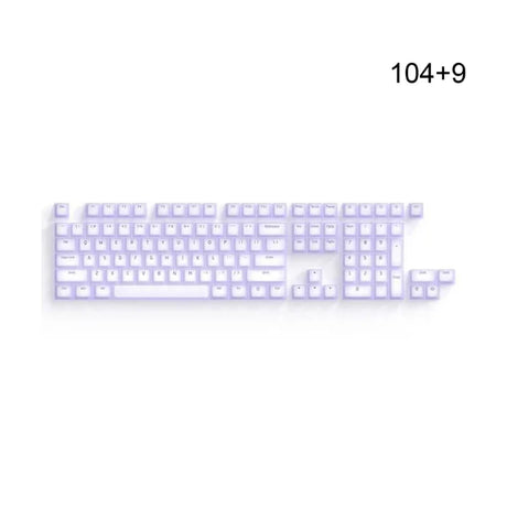 104 Keys Keycaps ABS Silicone Backlights Cap Set for 21/61/87/104/108 Keys Mechanical Keyboard Replacement Keycap Dropshipping