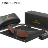 KINGSEVEN Fashion Women‘s Sunglasses New Design Rainbow Mirror Lens Polariz UV400 Glasses Chroma Party High Quality Men Eyewear