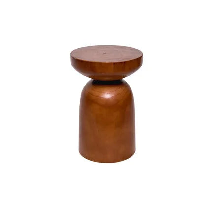 Creative Solid Wood Stool Log Pouf Sitting Stool Household Side Table Stump Hotel Decoration Coffee Table Creative Round Stool