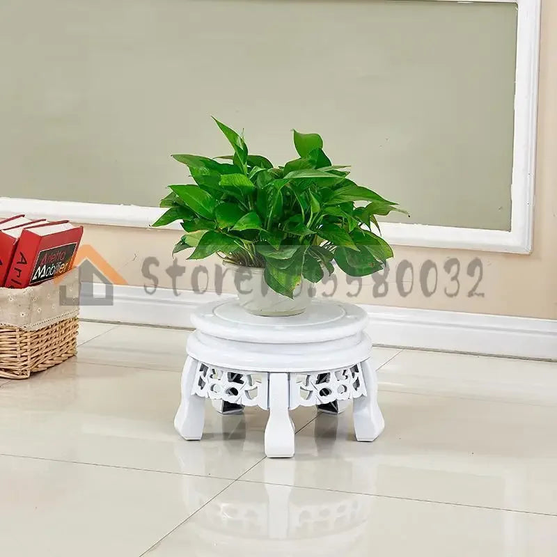 Plastic Plant Stand Flower Stands Multi-layer Pot Rack Single Antique Living Room Balcony Indoor Floor Storage Shelf