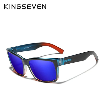 KINGSEVEN New Sports Polarized Men‘s Sunglasses Goggle UV400 Mirror Lens Male Glasses Outdoor Driving Accessories Eyewear