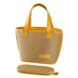 Large lunch bag with cutlery bag, stylish and reusable handbag, leak proof  work, cute and  women's office, school picnic