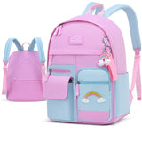 Student School Backpack for Preschool Girl Kids Cartoon Anti-theft Bookbag