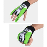 Bowling Semi Finger 1 Pair Silicone Anti- Elastic Breathable Wrist Glove Support for Men Bowling Party Game