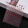 3D Gold Sun/Moon/Star Bronzing Nail Art Sticker 8*10cm Laser Star Moon Design Nail Decal Gold Silver Self-Adhesive Slider &*&