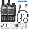 2PCS BaoFeng UV-S9 Pro V2 Walkie Talkie 10KM Long Range Transceiver Communicator Waterproof 10W Powerful UHF VHF Two Way Radio