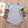 Newborn Romper Baby Girls Cotton Long Tattoo Sleeves Jumpsuit Summer Infant Clothes Outfits