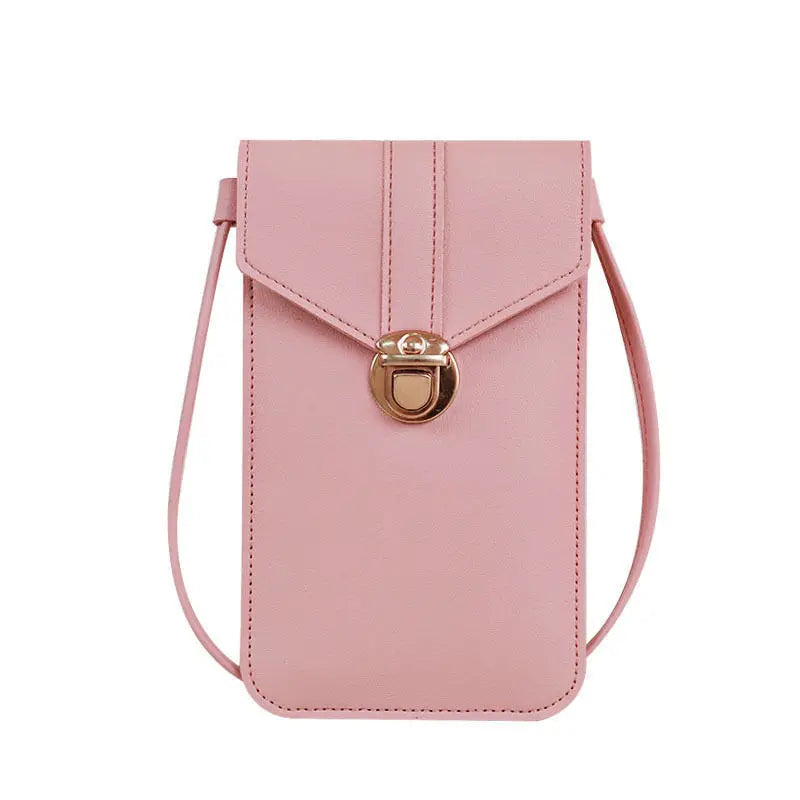 2023 Bag for Women Phone Shoulder Bag Touch Screen Cell Phone Purse PU Leather Crossbody Bag Handbag Card Holder Messenger Bag