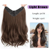 AS-Part Synthetic Clip In Hair Extension Long Thick Curly Natural Blonde Flase Hair Hairpieces For Women Heat Resistant