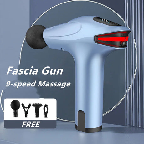 High Frequency Massage Gun Charging Muscle Massager Fascia Gun Fitness Vibrator Gun Fascia Massage Gun Electric Neck Massager