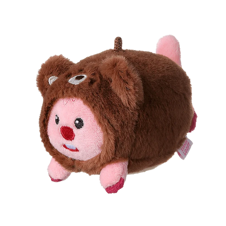 MINISO LOOPY Series - Fruit Head Cover Detachable Doll Cute Beaver Plush Animation Derivatives/Peripheral Products