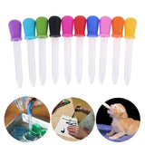 10 Pcs Baby Dropper Medicine Feeder Child Medicine Device Silicone Pipette Liquid Food Dropper Infant Utensils 5ml