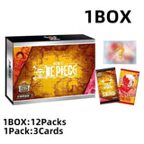 One Piece Collection Cards Box Booster Pack Anime Luffy Zoro Nami Chopper TCG Game Playing Game Cards