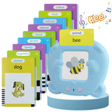 Baby Early Educational Learning English Talking Flash Card Words Reading Machine Audio Electronic Language Toy for Toddler Kid