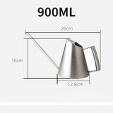 Stainless Steel Long Spout Watering Cans Golden Bronze Cross-border Gardening Watering Cans Household Metal Retro Watering Cans