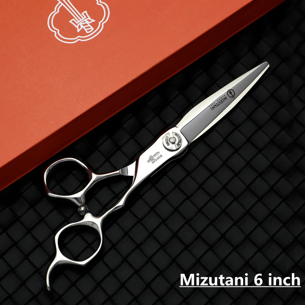 Mizutani new CNC scissors 6-6.3-6.7-7inch bearings screw Thin scissors for haircuts Salon Professional Hairdressing Tools