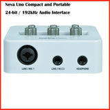 ESI Neva Uno Compact and Portable Audio Interface USB Sound Card With Mic Preamp Support WDM ASIO 2.0 CoreAudio