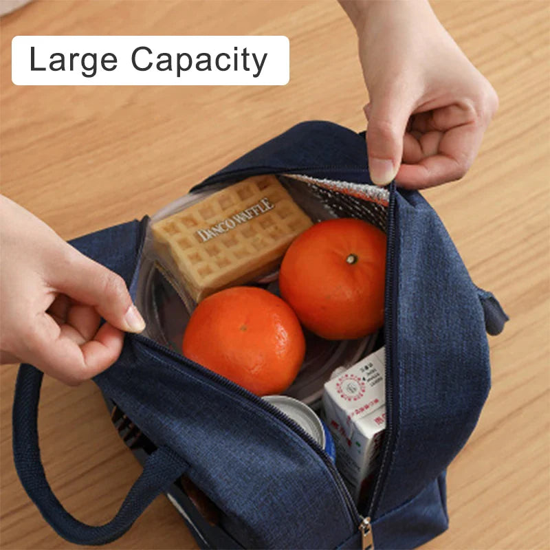 Portable Cooler Bag Ice Pack Lunch Box Insulation Package Lunch Bagthermal Food Waterproof Picnic Bags For Women Children