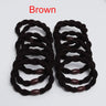 10Pcs Korean Strong Women Hair Scrunchies Girls Elastic Hair Rubber Bands Ponytail Hair Holders/Gum /Tie Accessories