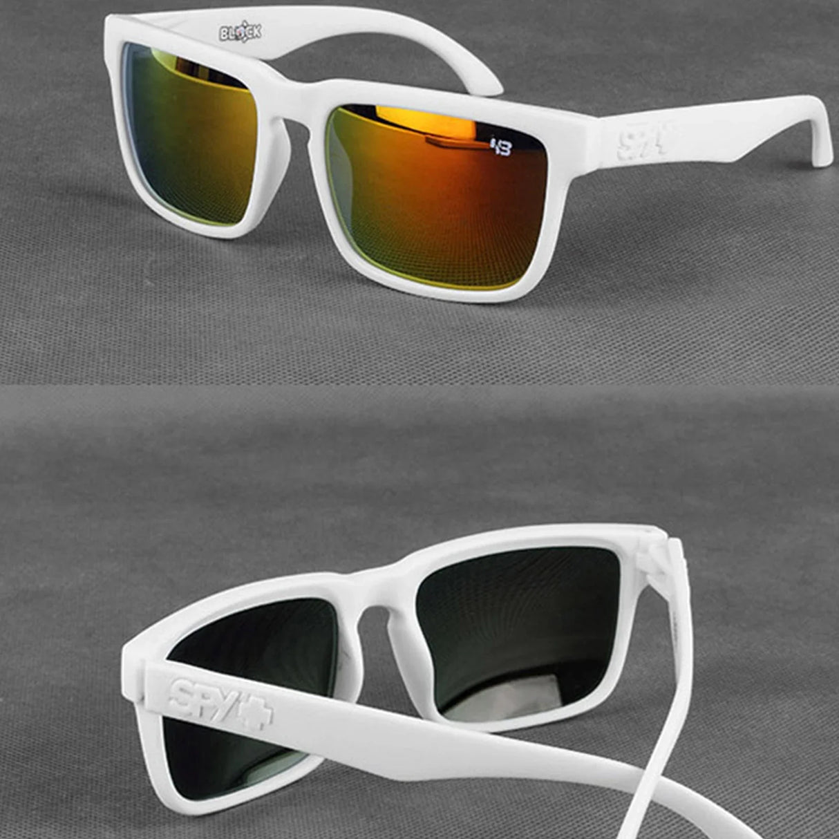 40 PCS KEN BLOCK Coloured Sunglasses Men Women Outdoor Travel Sunglasses Driving Sunglasses UV400