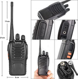 1/ 2PCS Baofeng BF-888S Walkie Talkie 888s UHF 5W 400-470MHz BF888s BF 888S H777 Long Range Two Way Radio For hunting hotel