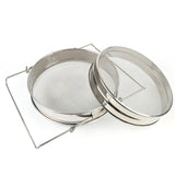 Net Impurity Filter Double sieve strainer Beekeeping Honey filter For Beekeeping Special Tools Stainless Steel Garden Supplies
