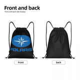 Polaris Logo Drawstring Backpack Sports Gym Bag String Sackpack for Cycling