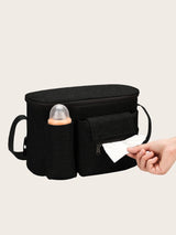 Stroller Organizer Bags Mummy Large Capacity Travel Hanging Bag Bottle Holder Pram Diaper Bags Baby Stroller Accessories