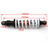 260/305mm rear shock absorber damping adjustable suitable for cross-country motorcycle rear shock absorber Accessories