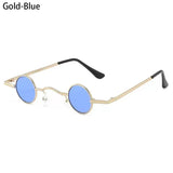 Ins Trendy Small Round Sunglasses Women Men Fashion Classic Metal Frame Shades Hip Hop Punk Sun Glasses Candy Color Sunglasses