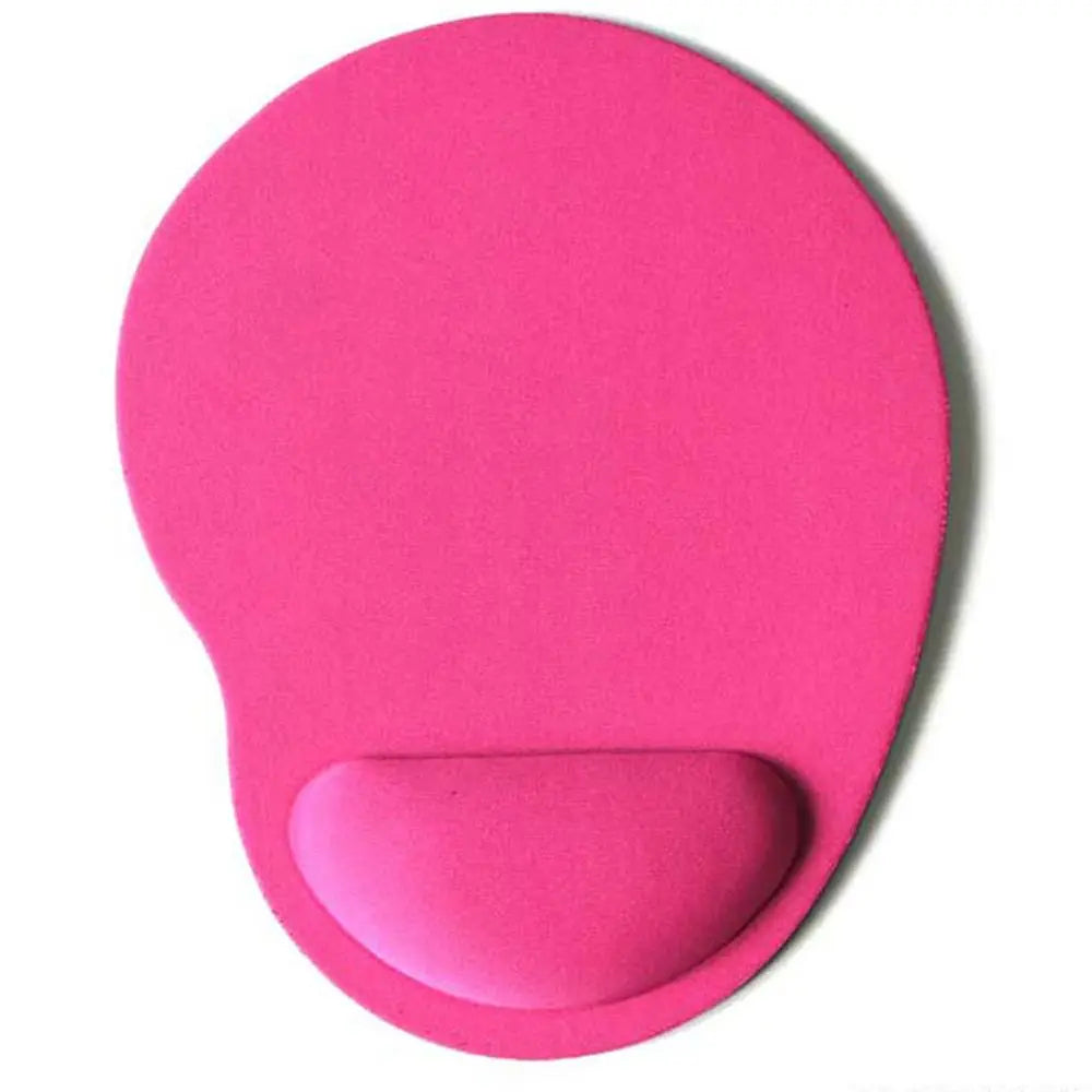 1 PCS Ergonomic Mouse Pad Comfortable Non-slip Gel Wrist Support Simple Solid Color Wristband Mouse Mat