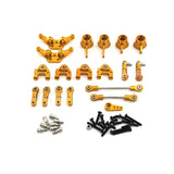 Wltoys 284161 284010 284131 K989 k979 K969 P929 P939 Metal Upgrade Parts Kit Steering Cup 1/28 RC Car Upgrade Accessories Set