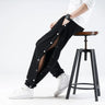 2024 New Breasted Sweatpants Men's Full Open Button-Down Loose Spring Autumn Sweatpants Side Open Training Basketball Long Pants