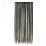 Synthetic Clip in Hair Extensions 6 Pcs/Set 16 Clips Long Straight Hairpieces Clip On Hair Extension for Women Blonde