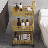 Utility Bathroom Cabinets Trolley Storage Bookcase Metal Basket Kitchen Trolley Wine Grocery Archivadores Restaurant Furiture