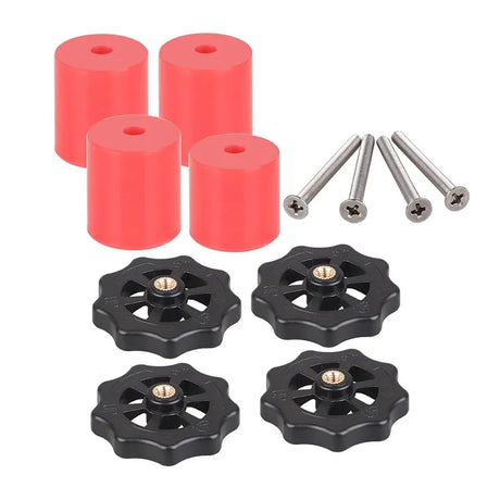 XCR3D 3D Printer Parts Column Silicone Solid M3/M4 Screws Nuts Platform Accessories Spring Heat Bed Leveling Kit For CR10 Ender3