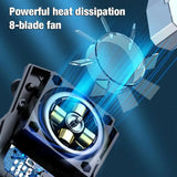 Phone Cooler Phone Radiator Suction Cup Phone Cooling Fan USB Powered Radiator Compatible For Mobile Phone Tablet PC