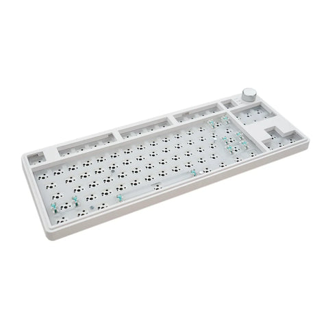 Mathew Tech MK86 Kit/Barebone TKL RGB 3 Mode Mechanical Keyboard PC/Polycarbonate Plate Gasket Structure Hot Swappable Wireless