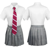 Anime Tokyo Revengers Tachibana Hinata Cosplay Costume White Shirt School Uniform JK Short Skirt Uniform Carnival Party Clothing