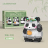 Mini 3D Animal Huahua Panda Building Blocks Model Micro Bricks Model Figures Educational Toy For Children Birthday Gift Girl