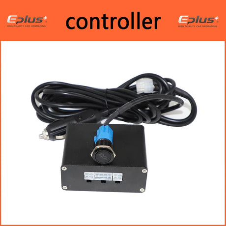 EPLUS Car Exhaust Pipe Electronic Valve Kit Universal 51 63 76MM Button Controller Kit Controller Switch