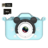 Kids Camera Toys 2 inch Screen HD Cartoon Kids Digital Camera Mini SLR Camera Cute Toy For Children Birthday Christmas Gifts