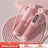 Jump Rope with Counter, Adjustable Skipping Rope with Calorie Counter, Smart Skipping Rope for Fitness Exercise and Weight Lose